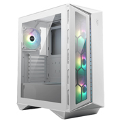 Gabinete MSI MPG GUNGNIR 210R Blanco Midi-Tower ATX/Micro-ATX USB 3.0 sin Fuente 4 Ventiladores Instalados