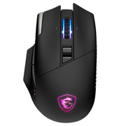 Mouse Inalámbrico Gamer MSI Versa Pro Wireless 26000 dpi RF Wireless/Bluetooth/USB-C Negro
