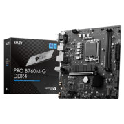 Tarjeta Madre MSI PRO B760M-G DDR4 Micro-ATX LGA 1700 Intel B760 64GB DDR4 HDMI/DP para Intel