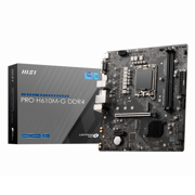 Tarjeta Madre MSI PRO H610M-G Micro-ATX LGA 1700 Intel H610 96GB DDR5 HDMI/DP para Intel