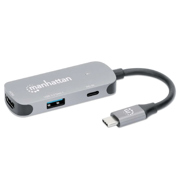 Docking Manhattan USB-C 3 Ptos HDMI/USB-A/USB-C PD