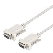 Cable Manhattan Null Modem Crossover DB9H-DB9H 2M