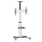 Soporte TV Manhattan 37" a 86" de Piso Tipo Carro Planas 50 Kg