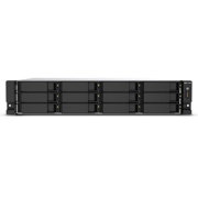 Unidad NAS QNAP CPU Ryzen V1500B Quad Core 2.2Ghz 8GB RAM RJ45 2.5GbE 12 Bahias 3.5 a 24TB Linux Rack 2U S/D