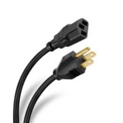 Cable de alimentación Steren 1.8m color Negro
