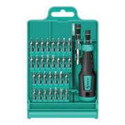 Juego de Desarmador Steren Precisión 30 Puntas Extensión 60mm Pinzas para Aparatos Electrónicos