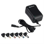 Eliminador Regulado Steren 3 a 12Vcc 1.2A con Puntas Intercambiables Color Negro