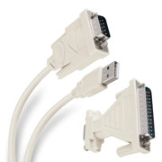 Adaptador Steren USB a Serial DB9 de 1.8M C/Software