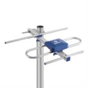 Mini Antena Steren UHF Aérea de 3 Elementos HD para Exterior