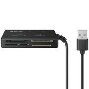 Lector de Tarjetas Multiformato USB Steren USB 680 para SD microSD CF MS y más