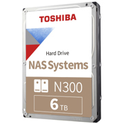Disco Duro Interno Toshiba N300  de Rendimiento  6TB 7200RPM y 256MB Cache.