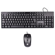 Kit TechZone Alambrico Multimedia Basico de ABS Teclado con 105 Teclas 15 Multimedia QWERTY Cable Usb Mouse