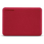 Disco duro Toshiba Canvio Advance Externo 2TB 2.5" USB 3.0 Color Rojo
