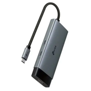Adaptador TP-Link USB Type-C 5-Port Hub Plug and Play Self-storage for Connector Fast Heat