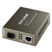 Convertidor de medios TP-Link Omada Gigabit WDM a RJ45 10/100Mbps 20Km