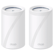 Punto de Acceso TP-Link MU-MIMO Mesh Wi-Fi 7 Tri-Band 574 Mbps at 2 4 GHz 4320 Mbps at 5 GHz 5760 Mbps at 6GHz 2 pack