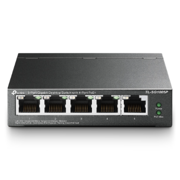 Switch no administrable Omada de Tp-link de 5 puertos 10/100Mbps con 4 puertos PoE+