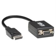 Adaptador Tripp Lite Activo Video DisplayPort a VGA M-H 15.24cm Color Negro