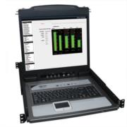 Consola Tripp Lite Multiplexor KVM NetDirector 8 Puertos Rack 1U
