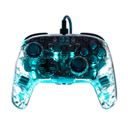Control de juego Turtle Beach RGB con cable Afterglow - Transparente