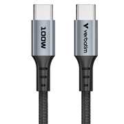 Cable Verbatim de carga y sincronización USB-C a USB-C 60 W - 120cm