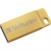 Memoria USB Verbatim 32GB Metal Flash Oro
