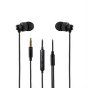 Audífonos Alámbricos Vorago EP-304 Manos Libres Control de Volúmen 3.5mm Color Negro