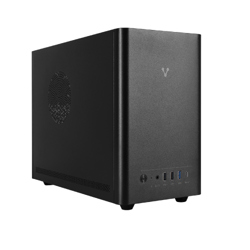 GABINETE VORAGO GAB-210 MINITORRE Micro ATX ITX 2xUSB 2.0 1xUSB 3.0 1xTIPO C 5OOW NEGRO