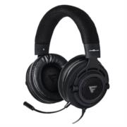 Diadema Game Factor HSG601 Micrófono Removible Amplificador USB Stand Color Negro