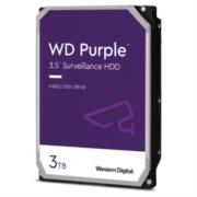 Disco Duro Western Digital Interno Purple 3TB 3.5" 5400RPM SATA lll 6Gbit/s Caché 256MB para Videovigilancia