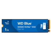 Unidad de Estado Solido Western Digital 1TB Blue SN580 NVMe SSD Gen4 x4 PCIe 16Gbs WDS100T3B0E