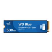 Unidad de Estado Solido Western Digital Interno Blue SN580 500GB M.2 2280 PCIe 4.0 NVMe Lect 4000/360