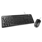 Combo teclado multimedia y mouse español cableados XTech XTK-301S - Color Negro