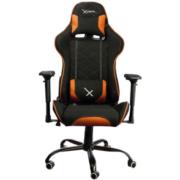 Silla Gamer Stylos XZ25 Tela/Brazos 4D Soporte Lumbar Color Naranja