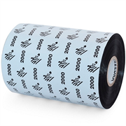 Cinta de Cera Zebra 84 mm x 300 m 2000 Personalizado con Muescas Núcleo de 25 mm 24/Caja