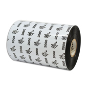 Cinta de Cera 2000 Zebra de 110mm x 450m (4.33pulg x 1476pies) Nuc 1pulg / Caja con 24pzs