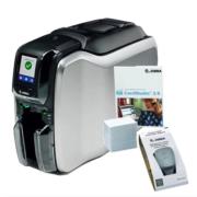 Impresora Zebra de Tarjetas ZC300 Doble Cara Usb Ethernet Cont de Wind/App CardStudio2.0 200Tarj PVC y Cinta YMC